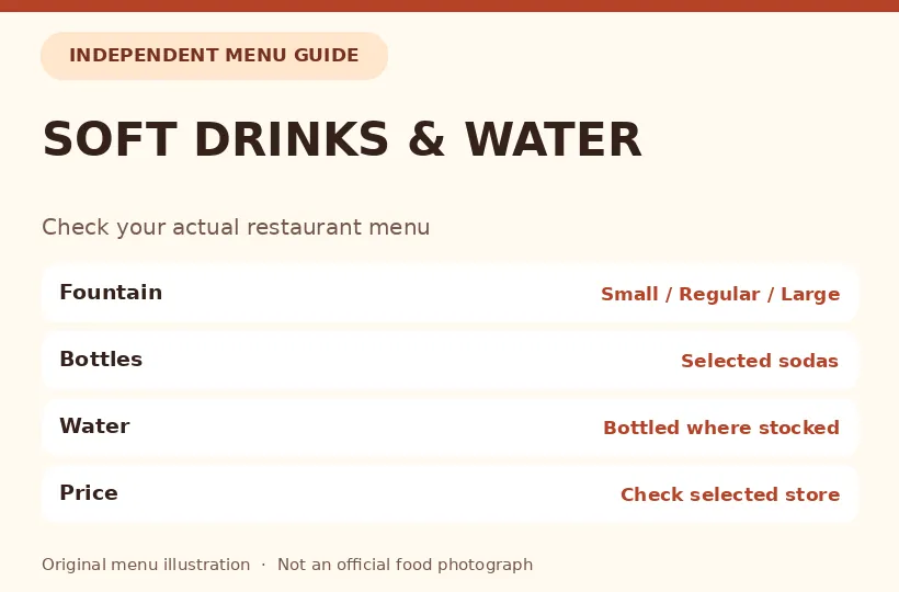Original diagram comparing DRINKS & WATER