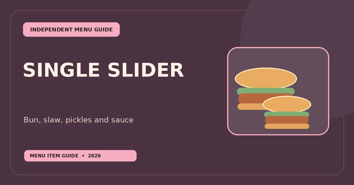 Original illustration for Single Slider; not an official product photo